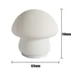 Lumières Champignon Veilleuse LED Silicone Capteur Tactile Batterie Lampe Salon Chambre Décor Bébé Chevet Décoration Lampes HKD230628