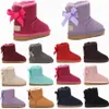 Mini Bailey Bow Australie Classique Enfants Uggi Bottes Filles Toddler Chaussures Hiver Neige Uggies Baskets Designer II bébé Enfant Boot Jeunesse wggD7Vn #