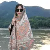 Halsdukar paisley varm kashmir halsduk kvinnor vinter pashmina filt kvinnlig jacquard fransade resor sjalar bufandas wraps