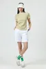 Andra sportvaror 23 South Cape Golf Womens kostym Kort ärmkjol Topp täckt markis Slim Golf kläder 230627
