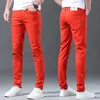 Men's Jeans designer High end autumn new men's jeans (Korean version) small feet slim fit cotton elastic laofoye pants (male) AGLP