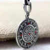 Hänge halsband 1st Kolovrat Sllavics halsband Sun Wheel Slavics Amulet Necklacetalisman Pagan smycken