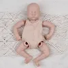 Dolls RBG 17 Inches Levi Blank Doll Kit Bebe Reborn Baby Vinyl Unfinished Unpainted Parts DIY 230627