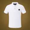 NEUE PP männer Polo-Shirt Sommer Schädel Diamant Phillip Plain Kurzarm Designer T Shirt Harajuku T-stück Marke Schädel drucken Tops Streetwear FG9007