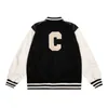 Ce College Jacket Mens Sportswear Designer Baseball Jackets 3d Embroidery Long Sleeve Silk Coat Men Women Cardigan Sweatshirt Star1922