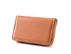 DHL50pcs Card Holders Plain PU Name Business Hasp Short Wallets Mix Color