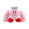 Animaux En Peluche En Peluche Dessin Animé Muscle Kirby Peluche Oreiller Poupée Animal En Peluche Peluches Pour Enfants Décoration De La Maison Jeu Hercules Féroce Garçon Jour Cadeau J230628