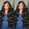 Density Transparent Body Wave Lace Front Wig 36 Inch 4X4 Closure Wigs For Women Loose Wavy 13x4/13x6 Frontal