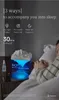 BIOOBICO Glacier Night Light, ademend slim nachtlampje, 5 modi, Bluetooth 5.1-verbinding, met gletsjerverspreiderstenen en aromatherapie