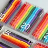 Pens 10/20Pcs KACO PURE Series Colorful Gel Pen with 0.5mm Colorful Refill Kawaii Neutural Gel Pens for Student Drawing Writing