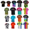 Herr t-shirts 2022 Motocross Mountain Enduro Bike Clothing Cykel Moto Downhill T-shirt Hpit Fox Women Men Cycling Jersey Mtb Shirts BMX