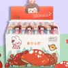 Długie 12pcs Nowy wiosenny żel Pen Flower Bear Grzyb