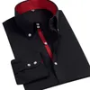 Camisas de vestir para hombres Camisas de vestir para hombres Primavera y otoño Camisa de manga larga de alta calidad Camisa de cuello blanco de negocios ajustada coreana para hombre de gran tamaño 230628