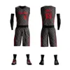 Basketbal Uniform Pak Mannen Gedrukt Ademend Volwassen Grote Meisjes Game Training Vest Basketbal Kleding Aangepast