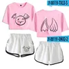 Survêtements pour femmes Dream Women Two Piece Set Shorts Lovely T-shirt Clothes Print 2023 Short Pullover