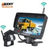 s Wireless 7 Inch Car Monitor Screen Rear View Camera for Truck Bus RV Camper Trailer Excavator Rearview Image 12V-24V Display L230619