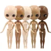 Bebekler DBS blyth doll ortak vücut bjd oyuncak makyaj olmadan özel bebek DIY anime kızlar için parlak yüz 230627