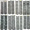 Cílios postiços 10 pares de cílios postiços 3D feitos à mão, macios e charmosos, naturalmente longos para criar uma maquiagem perfeita para os olhos, cruz grossa 230627