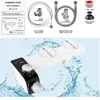 Ensemble d'accessoires de bain Fixation de bidet Siège de toilette mince Double buse froide Pression d'eau réglable en spirale Pulvérisateur bout à bout non électrique avec tuyau 230628