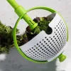 Colanders Strainers折りたたみサラダスピナー野菜フルーツドレーナー非スラッチスピニングザル回転水排水バスケットキッチンストレーナー230627