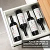 Outils de barre 124 pièces casier à vin empilable réfrigérateur organisateur universel porte-bouteille eau Champagne boîte de rangement 230627