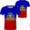 Herren-T-Shirts, Camiseta Hti HAITI 3D für Herren und Damen, informelle Kleidung, Calle tendencia novedad 230627