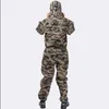 Mäns jeans Spring Men Plus Size Bodysuit Clothing Camouflage Work Wear Jumpsuit Machine Reparation Dammsäker huva Jacka 230628