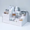 Förvaringshållare rack makeup arrangör för kosmetisk låda skrivbord smycken nagellacklåda container stor kapacitet skrivbord organisation 230627
