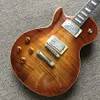 Tienda personalizada, guitarra eléctrica Smoky Left Hand Tiger LP, diapasón de palisandro, herrajes cromados, envío gratis