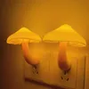 s Led Night Mini Mushroom Wall Light Control Induzione Risparmio energetico Protezione ambientale Camera da letto Lampada Home Decor HKD230628