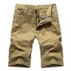 Shorts Masculino Cargo de Verão Masculino Casual Algodão Calças Militares Bolsos Bermuda Masculina 2944 230627