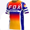 T-shirts hommes 2023 Motocross Mountain Enduro Bike Vêtements Vélo Moto Descente T-shirt Hpit Fox Femmes Hommes Cyclisme Jersey VTT Chemises BMX Q77