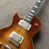 Custom Shop, guitare électrique Smoky Left Hand Tiger LP, touche palissandre, matériel chromé, livraison gratuite