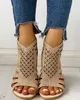 Sandalen Strassschnalle Kristallschuhschuhe für Schuhe Sommer Frauen Frauen Peep-Toe Lady Wedges Mode Sandalias de Mujer 783 11