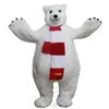 Neues Eisbär-Maskottchen-Kostüm für Erwachsene, Kostüm, Karneval, Geburtstagsfeier, Plüschkostüm