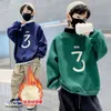 T Shirts 2023 Spring Autumn Children's Pullovers för Baby Boys Clothes Winter Letter Print Sweatshirt 3 12 Years Kids Cotton Sweater Tops 230627