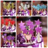 Glitter Card Cake Yıldız Eklenmiş Cupcake Paper Kartları Banner Pişirme Cupcakes Doğum Günü Dekor Yıldızlar Çay Partisi Düğün Dekorasyon Aracı TH0512 S S ASTION