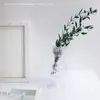 Gedroogde bloemen natuurlijke planten echte bewaarde eeuwige eucalyptusbladeren kunstmatige violet boeket bruiloft huwelijk kerstdecor