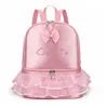 Rucksäcke Personalisierte bestickte Balletttasche Kleine Mädchen Ballerina Tanzrucksack mit separatem Schuhfach für Kleinkinder 230628