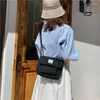 Evening Bags Women Canvas Handbag Fashion Cartoon Student Shoulder Bag Ladies Black White Cute Envelope Lady Versatile Messenger