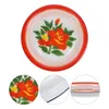 Dinnerware Sets Enamel Plate Chinese Style Dish Wedding Dinner Plates Home Supply Snack Trays Multi-function Dessert Serving