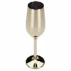 Weingläser, 2-teiliges Set, bruchsicher, Edelstahl, Champagnergläser, gebürstetes Gold, Hochzeit, Toasten, Champagnerflöten, Trinkbecher, Party, Hochzeit, Wein 230627