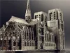 3D Puzzles 3D Metal Puzzle Wysoka jakość Notre Dame de Paris Model Dorosły Trudne budynek DIY Puzzles Toys 230627