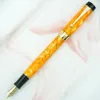 Pens Jinhao 100 Centennial Resina Fonte Pen Ice Orange Ef/F/M/Bent Nib com Escrita de Conversor Business Office Gift Ink Caneta