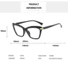 Eyeglass Frame Women Cat Eye Glasses Vintage Transparent Sexy Fake Trending Style Brand Design Optical Spectacle Frames Feminino 230628