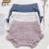 Shorts 2023 Spring Autumn Toddler Baby Boys Girls Bread Infant Solid Color Pants Princess Knitting Clothes 230628