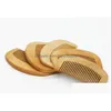 Brosses à cheveux Naturel à dents larges en bois de pêche No-Static Mas Peigne en bois d'acajou Peut graver le logo Drop Delivery Products Care Styling Dhevn