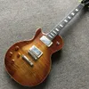 Tienda personalizada, guitarra eléctrica Smoky Left Hand Tiger LP, diapasón de palisandro, herrajes cromados, envío gratis