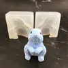 Moldes para assar molde de silicone 3D D ferramenta para fazer velas enfeites faça você mesmo
