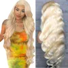 613 HD Lace Frontal Wig 13x4 Body Wave Wig 28 Inch Blonde Lace Front Wig Human Lace Wig